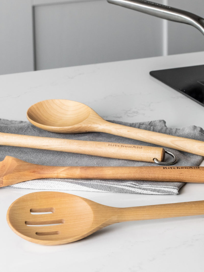 KitchenAid birchwood 4-piece kitchen tool set, UK version