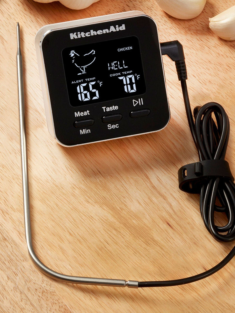 Kitchen Aid Digital Kitchen Thermometer Timer Oven Probe