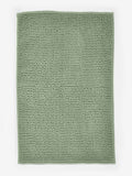 Sage green bobble bath mat 80cm x 50cm, imported from the UK