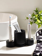 Next Moderna Black Electric Toothbrush Holder and Tumbler- Buy online at McGrocer
