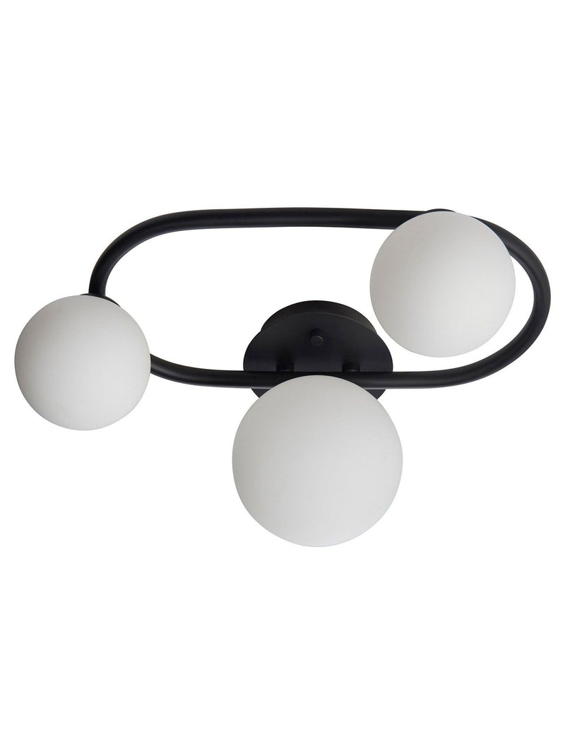 Gallery Home Black Kent bathroom ceiling light - British product