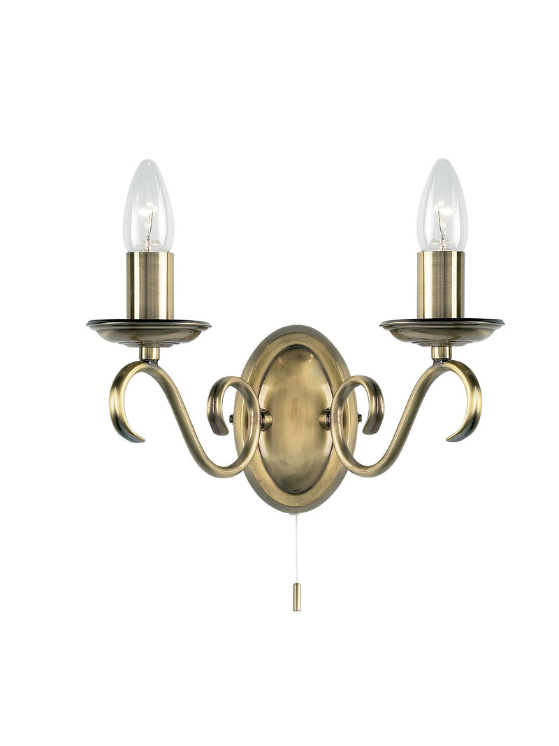 Gallery Home Banff wall light antique brass, UK version