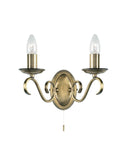 Gallery Home Banff wall light antique brass, UK version