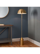 Next Gallery Home Antique Brass Barrie 1 Bulb Floor Lamp- Buy online at McGrocer