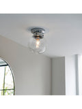 Gallery Home Coutrney chrome bathroom ceiling light - British product