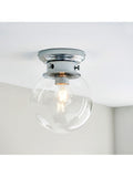 Gallery Home Coutrney chrome bathroom ceiling light - British product