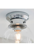 Gallery Home Coutrney chrome bathroom ceiling light - British product