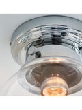 Gallery Home Coutrney chrome bathroom ceiling light - British product