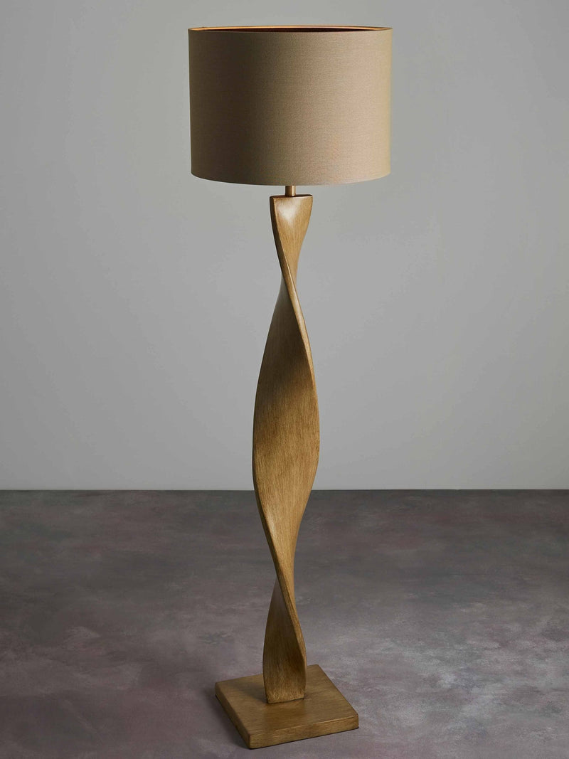 Gallery Home Brooks wooden floor lamp (British brand)