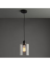 Next Gallery Home Black Boldo 1 Bulb Pendant Ceiling Light- Buy online at McGrocer