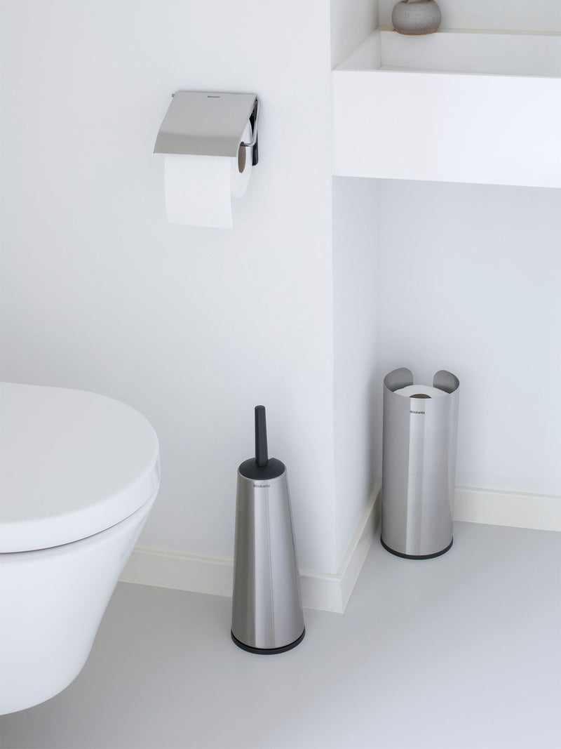 Brabantia ReNew toilet roll dispenser silver, imported from the UK