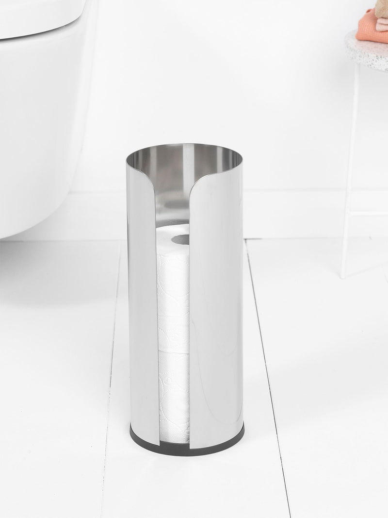 Brabantia ReNew toilet roll dispenser silver, imported from the UK
