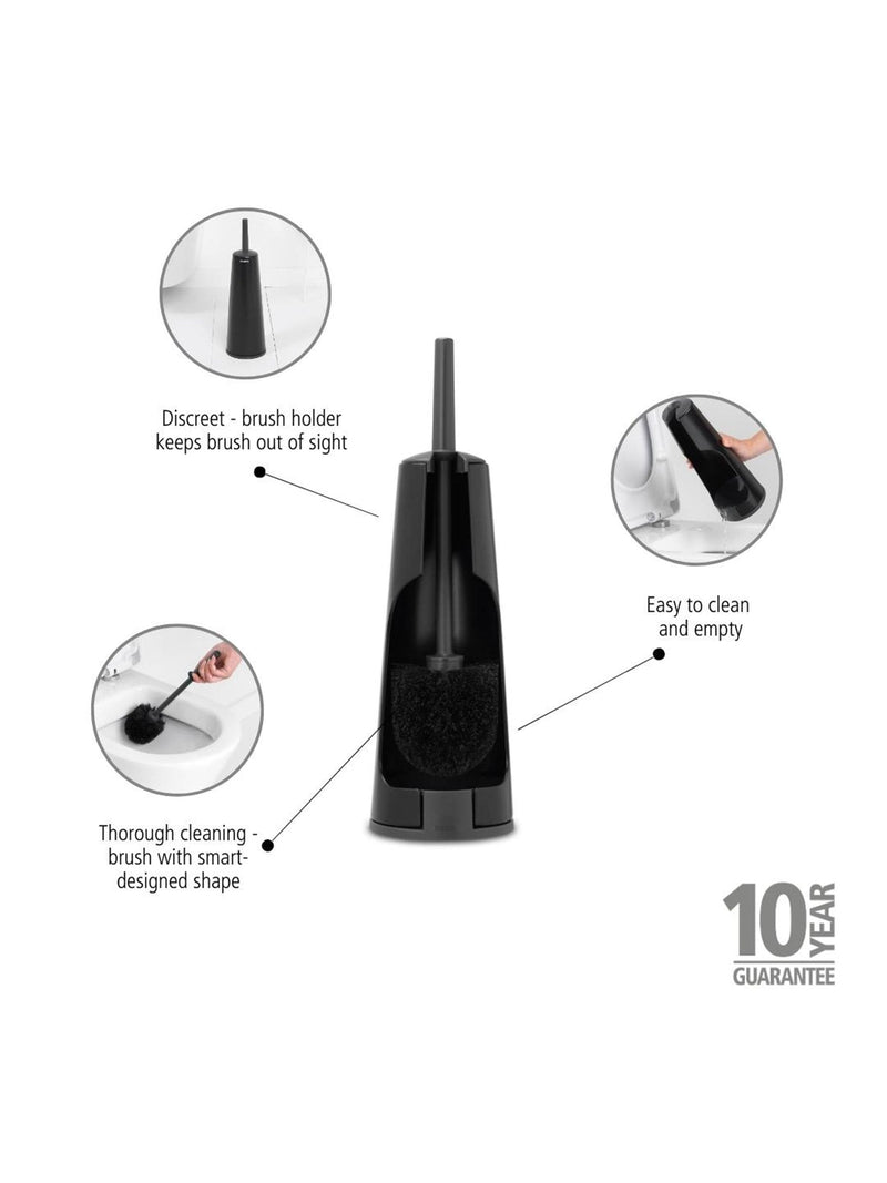 Brabantia Black ReNew Toilet Brush - British product