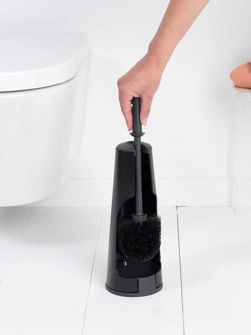 Brabantia Black ReNew Toilet Brush - British product