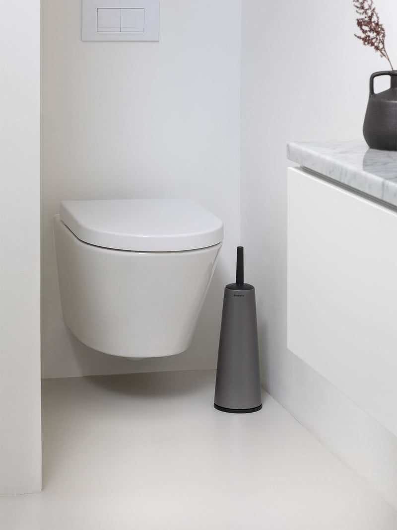 Brabantia grey ReNew toilet brush (British brand)