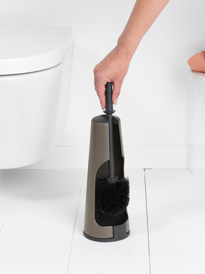 Brabantia grey ReNew toilet brush (British brand)