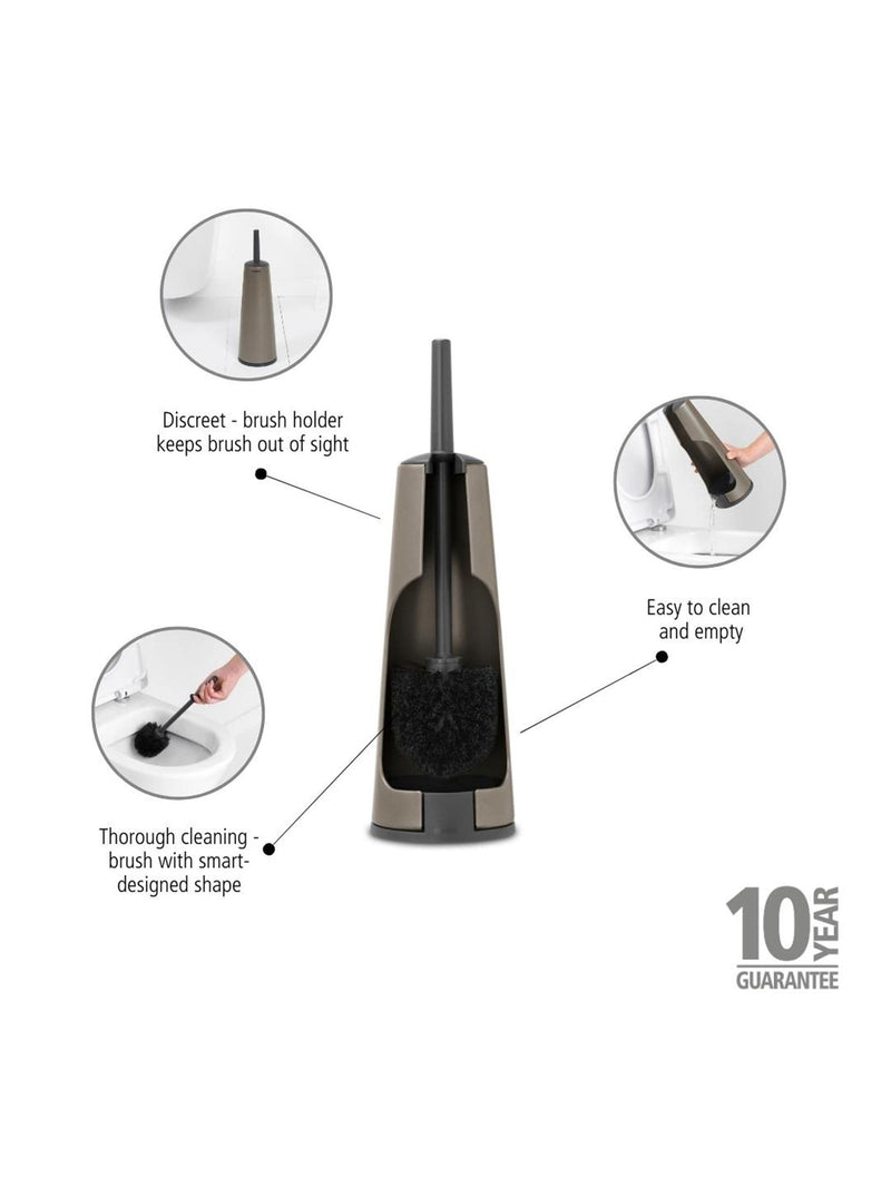 Brabantia grey ReNew toilet brush (British brand)