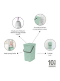 Brabantia Green Sort & Go 12L recycling bin - British product