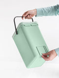 Brabantia Green Sort & Go 12L recycling bin - British product