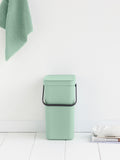 Brabantia Green Sort & Go 12L recycling bin - British product