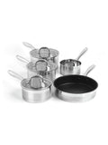 Salter Timeless 5 piece stainless steel pan set (British brand)