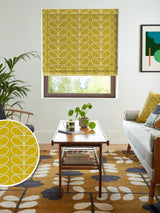 Next Orla Kiely Sunflower Jumbo Linear Stem 100% Cotton Roman Blind- Buy online at McGrocer