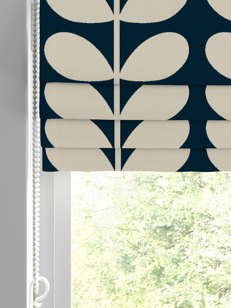 Orla Kiely Jumbo Solid Stem Roman blinds made to measure, UK version