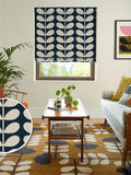 Orla Kiely Jumbo Solid Stem Roman blinds made to measure, UK version