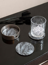 Next Libra Interiors Set of 4 Monochrome Swirl Coasters- Buy online at McGrocer