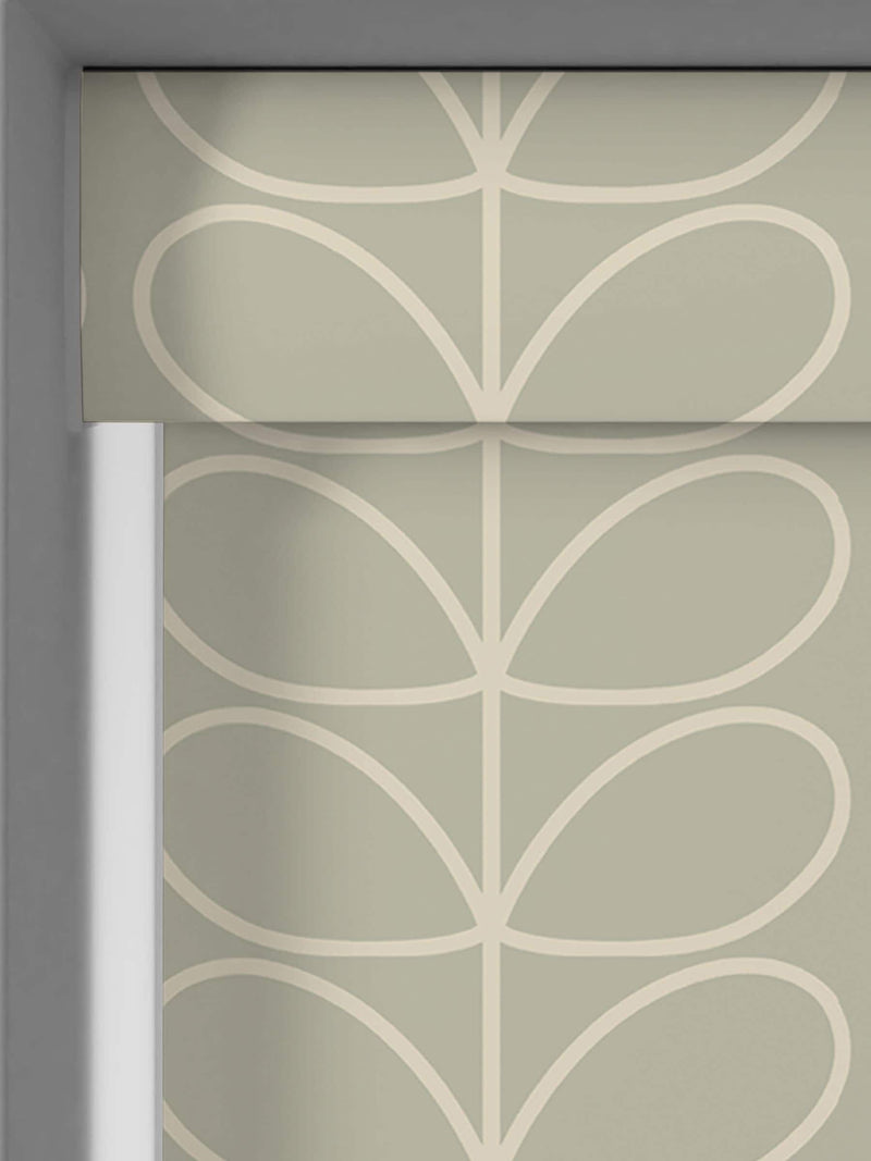 Orla Kiely jumbo linear stem pebble roller blind, UK version