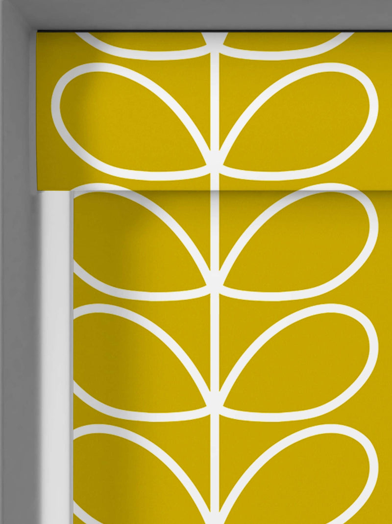 Orla Kiely sunflower jumbo linear stem roller blinds - British product