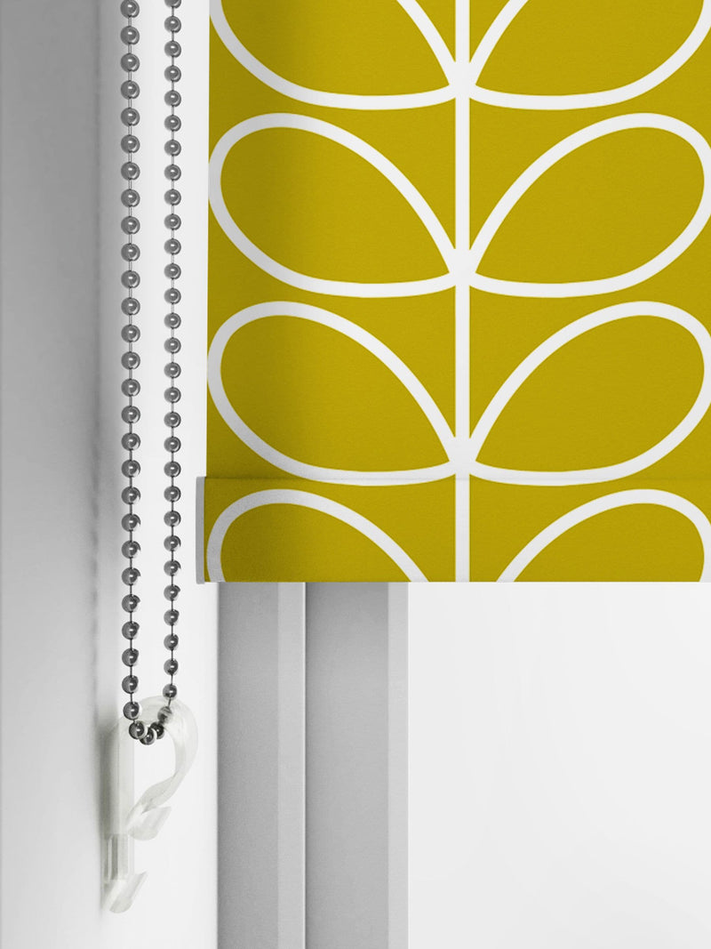 Orla Kiely sunflower jumbo linear stem roller blinds - British product