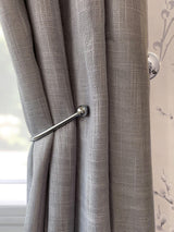 Next Laura Ashley Silver Set of 2 Swing Curtain Holdbacks - 26cm- Buy online at McGrocer
