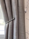 Laura Ashley silver swing curtain holdbacks set of 2, UK version