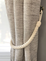 Next Laura Ashley Set of 2 Natural Rope 100% Cotton Tiebacks- Buy online at McGrocer