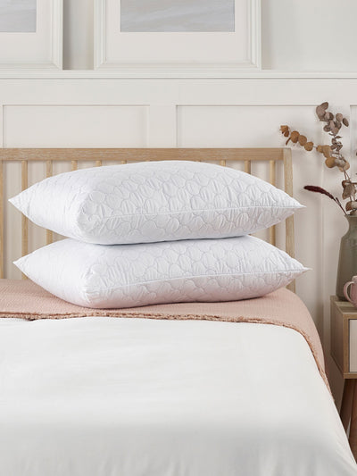 Slumberdown Firm Side Sleeper Rebound White Pillows 2 Pack