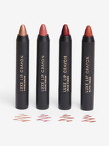 Next Luxe Lip Crayons Set in Four Metallic Shades - Multi-Use Lipstick and Liner- Buy online at McGrocer