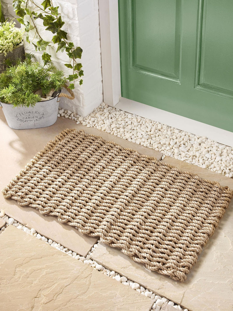 Outdoor rope doormat made from polypropylene - British product
