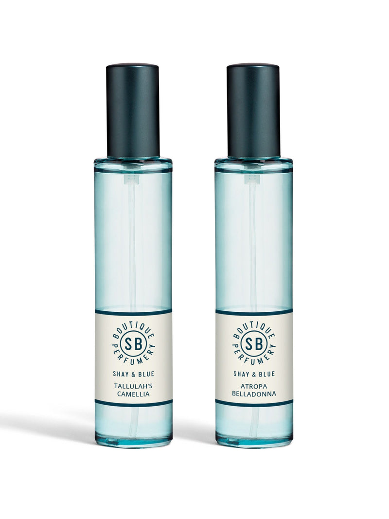 Shay & Blue Bloom & Nightshade perfume gift set two 30ml (British brand)