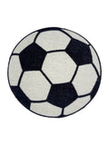 My Mat football mat Black/White 65x65cm (British brand)