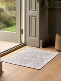 Hug Rug doormat Grey Soft Florals 65x85cm, UK version