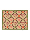 Hug Rug Hearts and Bones doormat 65x85cm, imported from the UK