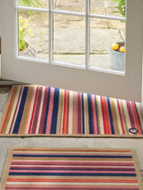 Next Hug Rug Multi Sunset Stripe Non-Slip Doormat 65cm x 85cm- Buy online at McGrocer
