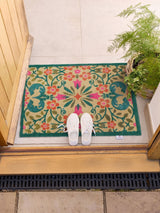 Next Hug Rug Natural Folk Floral Mat 65cm x 85cm- Buy online at McGrocer