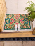 Hug Rug Folk Floral mat 65x85cm (British brand)