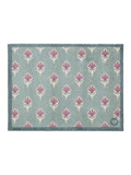 Hug Rug green ditsy floral mat 65x85cm, imported from the UK