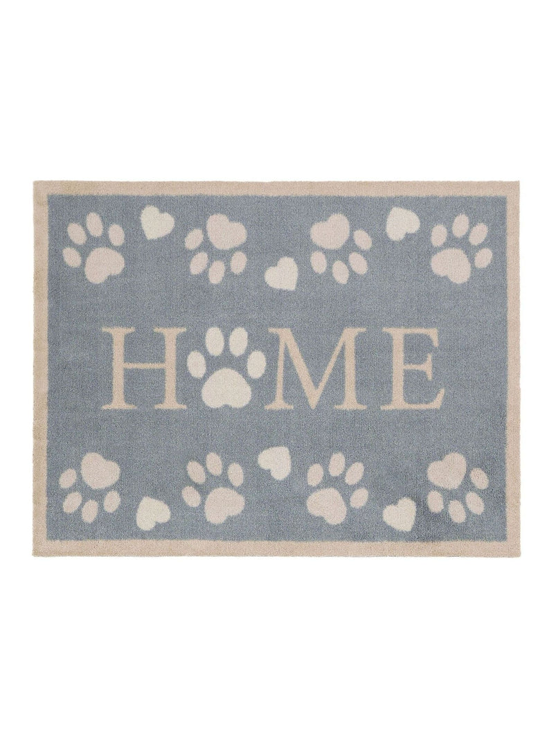 Hug Rug Blue Home Paws doormat 65x85cm (British brand)
