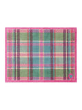 Hug Rug Pink Green Tartan doormat 65x85cm (British brand)