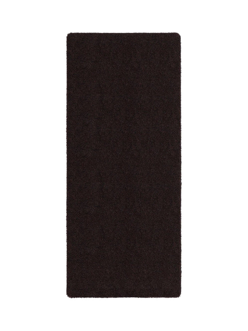 Hug Rug Espresso Brown Plains runner (British brand)