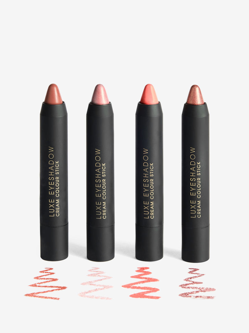 Eyeshadow crayons set of 4 in neutral shades, UK version